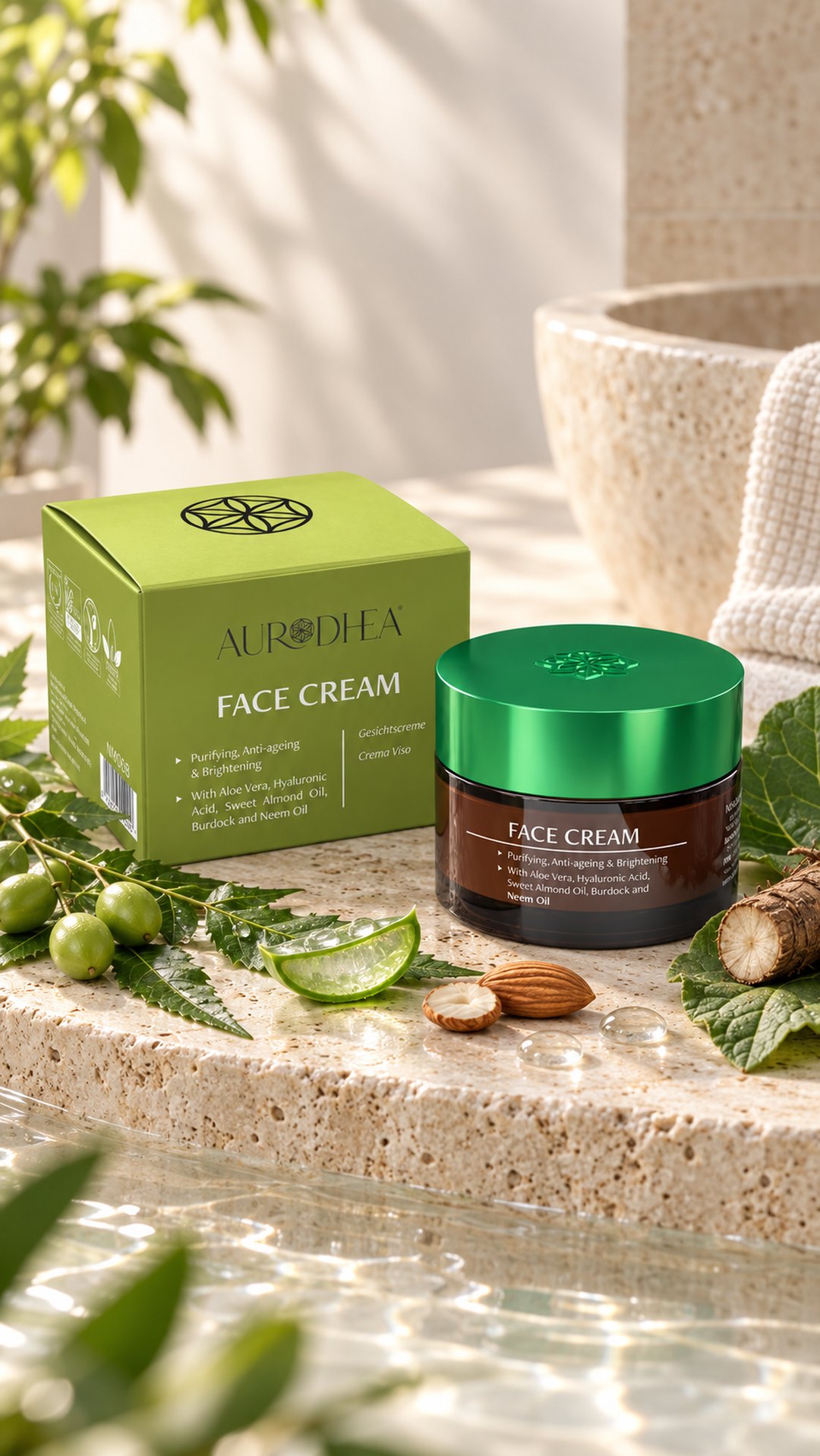 AURODHEA Neem Oil Face Cream