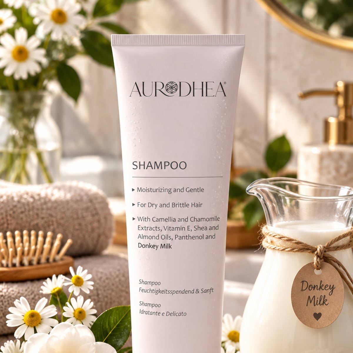 Donkey milk shampoo